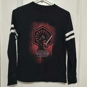 Boys Large Star Wars Long Sleeve Shirt